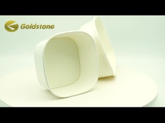 500 ml di scodelle di carta rettangolari per insalate, alimentari e versatili