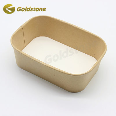 Cucine di carta Kraft rettangolari Cucine di zuppa di carta sostenibili Eco-friendly