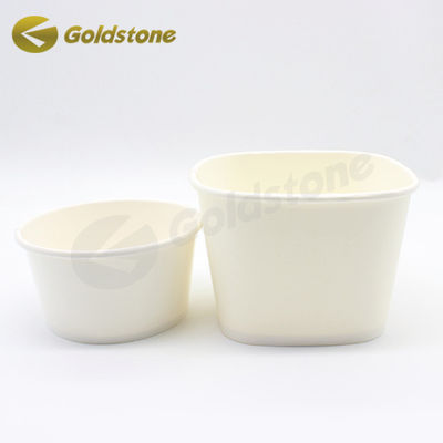 ISO9001 Coppe di carta per gelati 3,5 pollici 12 oz Coppe di gelato ODM