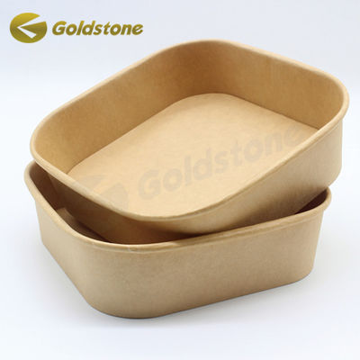 Forniture per fornaciari Kraft ecologiche Ciotole di carta con tazza PLA