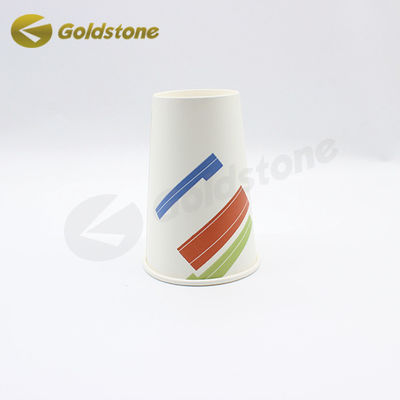 8oz Coppa di carta da latte riciclato Eco Disposable Dimensioni personalizzate Stampa per bevande calde e fredde