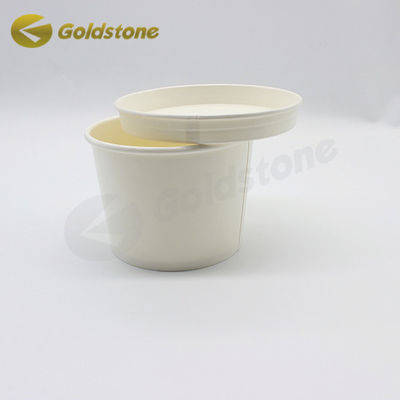 Coppe usa e getta di qualità alimentare Coppe di gelato di carta con coperchio su misura