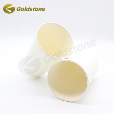Coppa di carta a coperchio di plastica trasparente per il tè al latte Materiale di coperchio di plastica
