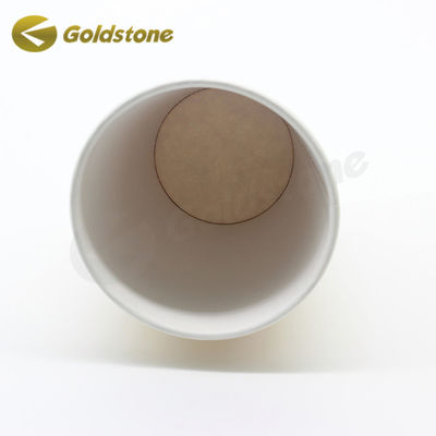 Taglia personalizzata Tazza di carta Kraft marrone 12 oz Tazze Ripple Marchio personalizzabile