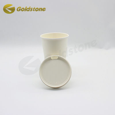 Copo di carta di qualità alimentare Copertura copertura gelato in tazze con coperchio con stampa personalizzabile