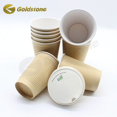 8 oz coperture sicure tazze da caffè usa e getta per il consumo in movimento