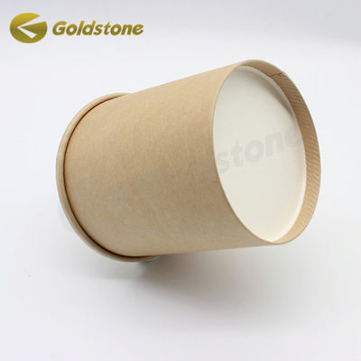 Tazze di carta di marca personalizzata Yogurt Eco Friendly Logo personalizzato Tazze di gelato per bevande calde