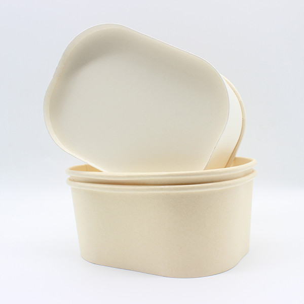 Eco Paper Container per la prenotazione Personalizzazione di ciotole per imballaggi alimentari sicuri e sani 2