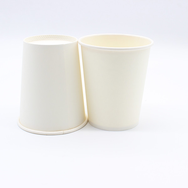 Coppa di carta da tè al latte minimalista 16 oz Coppa di carta per ufficio 0