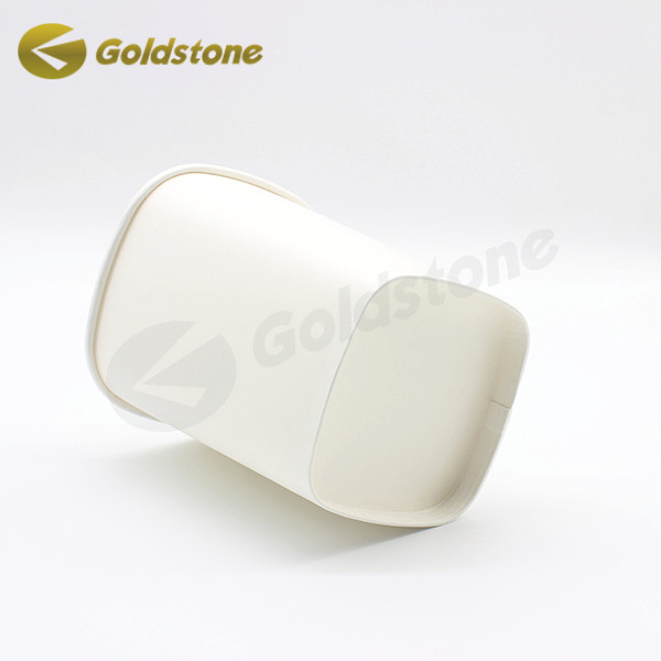 Matt Laminated Paper Bucket Single Wall Custom Branding Paperboard Bucket 0