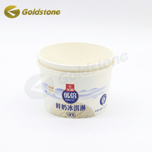 ISO9001 Coppe di carta per gelati 3,5 pollici 12 oz Coppe di gelato ODM 0