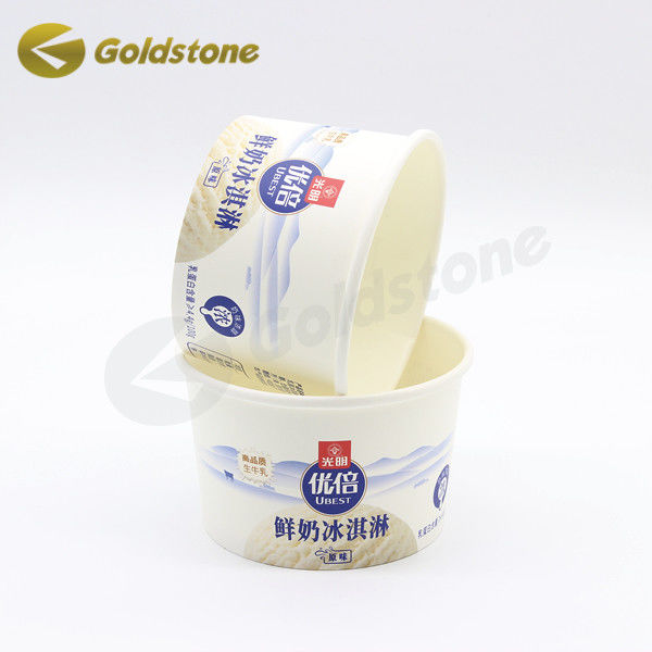 Conveniente Tazze di carta personalizzate per gelati Tazze di carta riciclata Dimensioni personalizzate 2